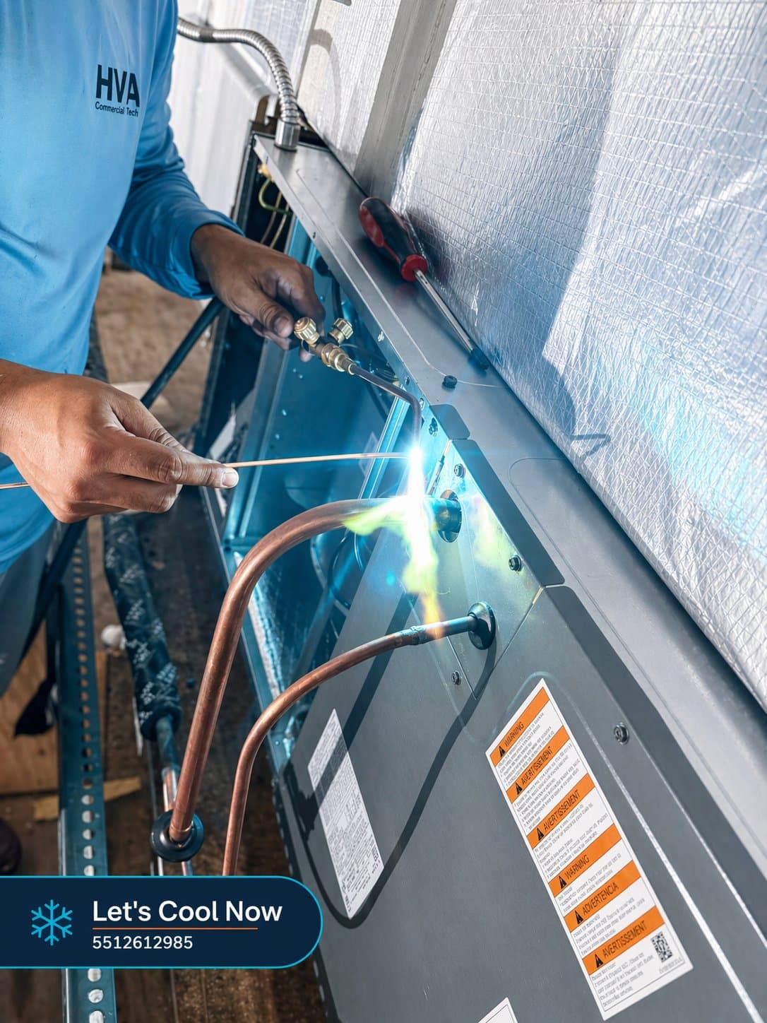 Brandon · brazing copper line