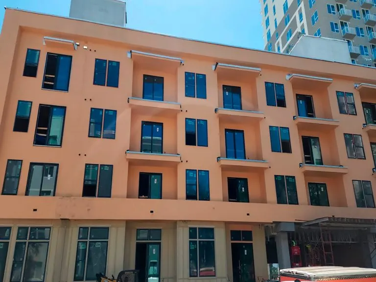 Five-story building at Channelside
