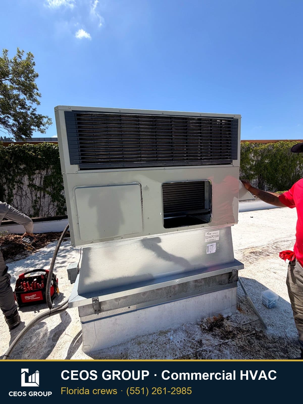 Packaged unit installation